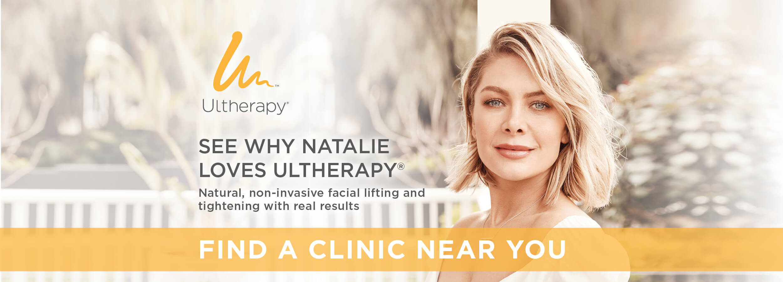 See Why Natalie Loves Ultherapy - Natural, non-invasive facial lifting and tightening with real results - Find a Clinic